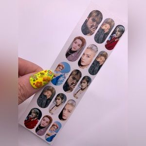 NCT Taeyong nail decals